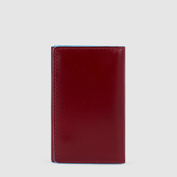 Compact wallet for banknotes and credi cards