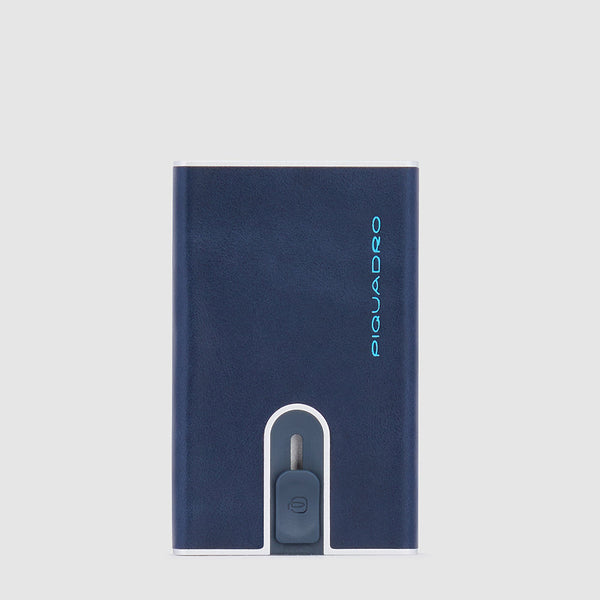 Compact wallet for banknotes and credi cards with