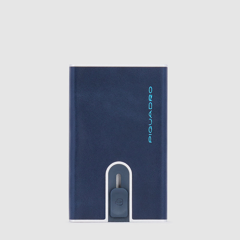 Compact wallet for banknotes and credi cards with