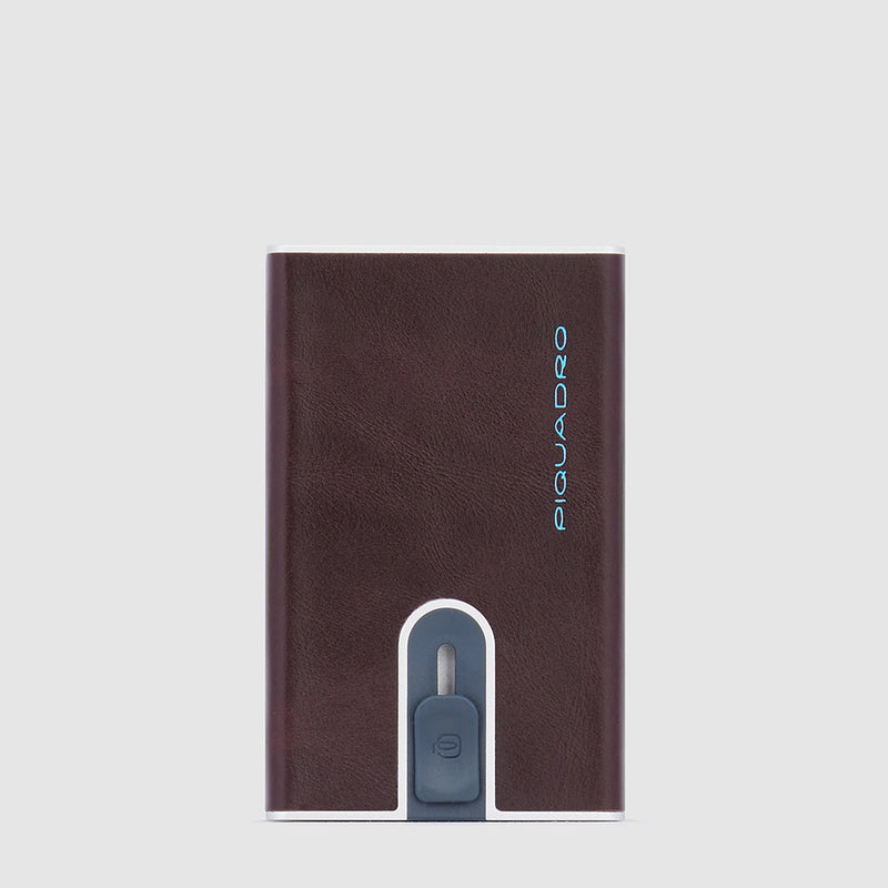 Compact wallet for banknotes and credi cards with