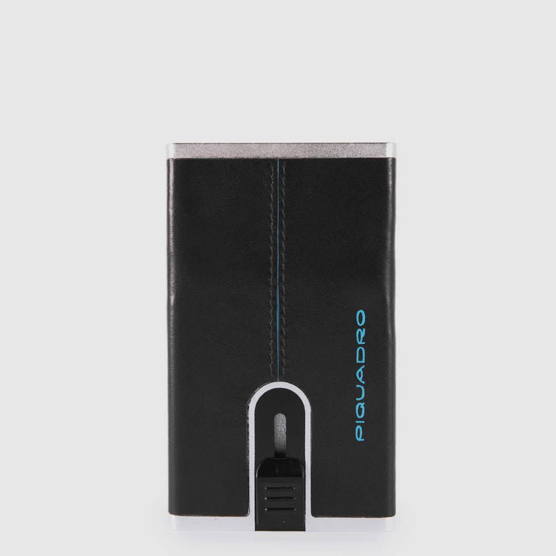 Compact wallet for banknotes and credi cards with