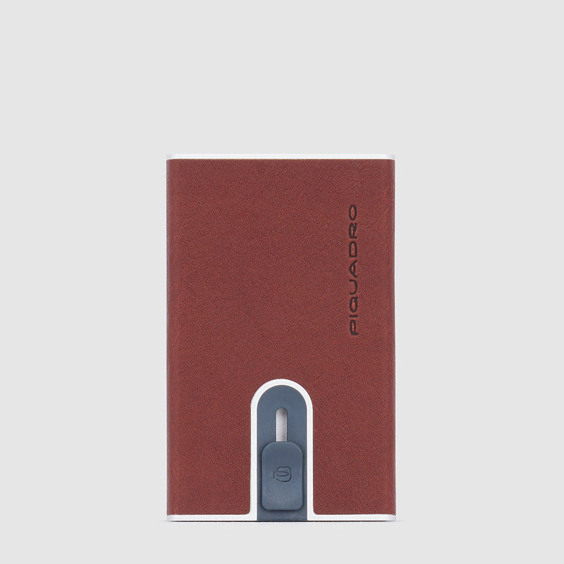 Compact wallet for banknotes and credi cards with