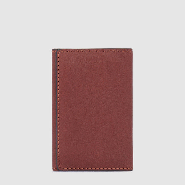Compact wallet for banknotes and credi cards with