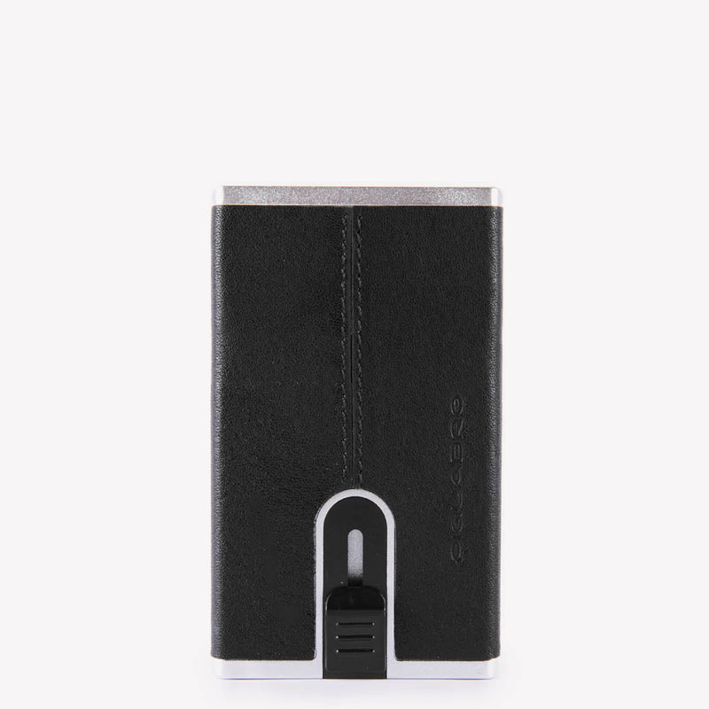 Compact wallet for banknotes and credi cards with