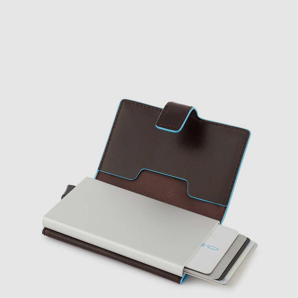Credit card holder case in metal