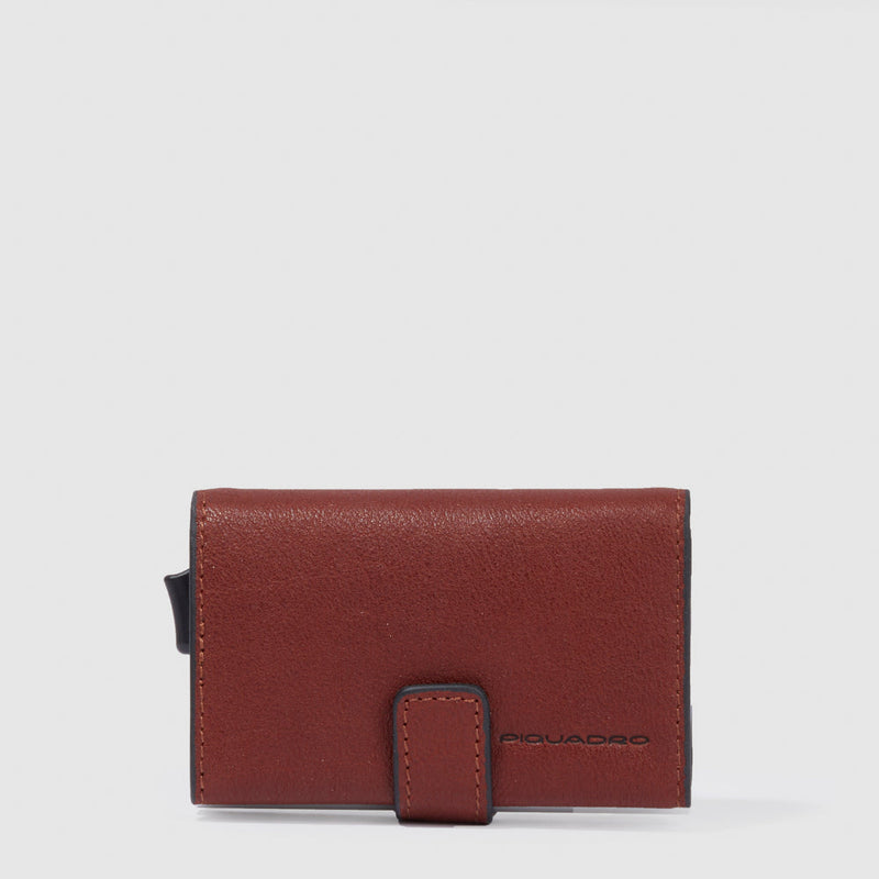 Credit card holder case in metal