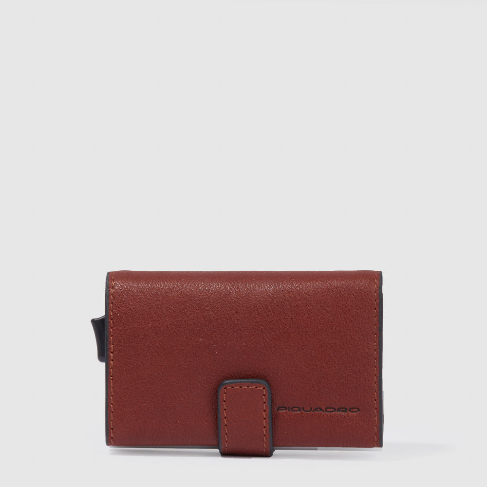 Credit card holder case in metal