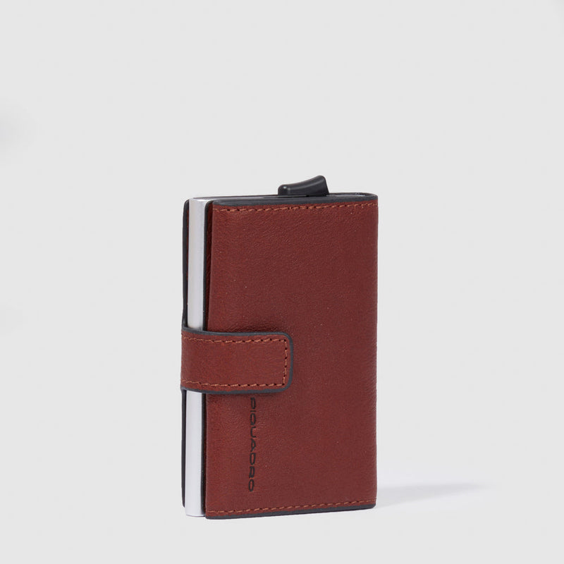 Credit card holder case in metal