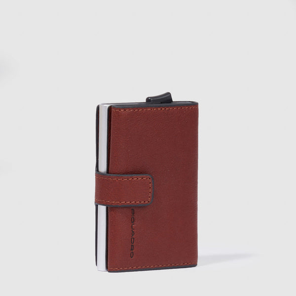 Credit card holder case in metal