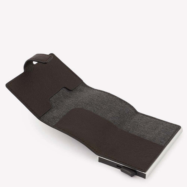 Credit card holder case in metal