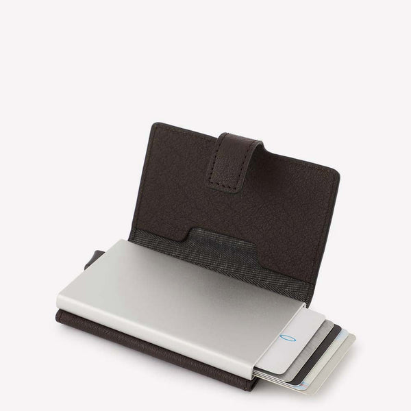 Credit card holder case in metal