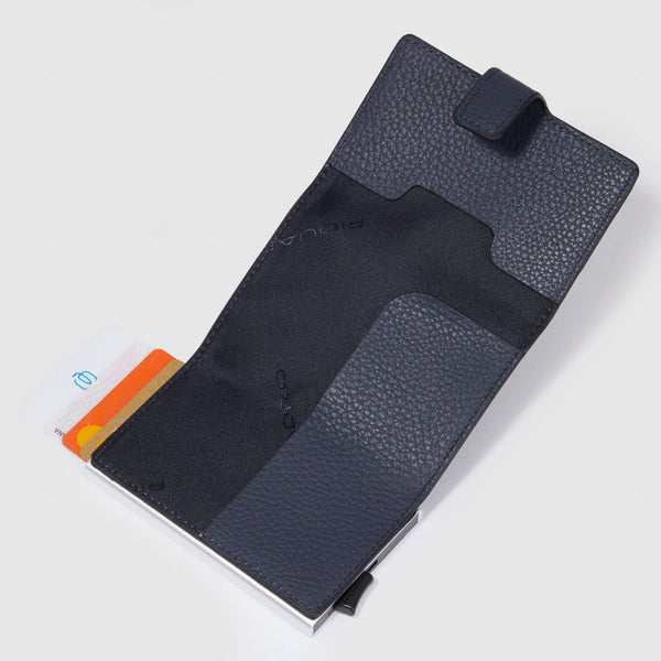 Credit card holder case in metal