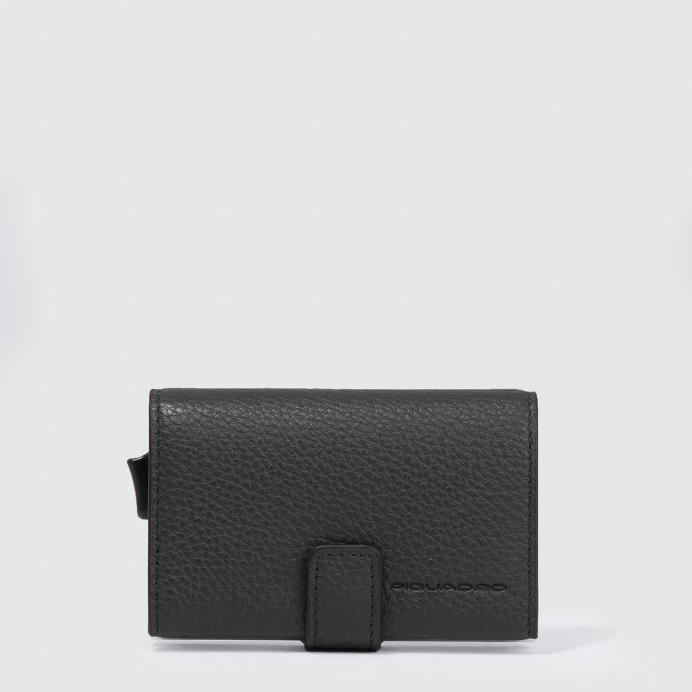 Credit card holder case in metal