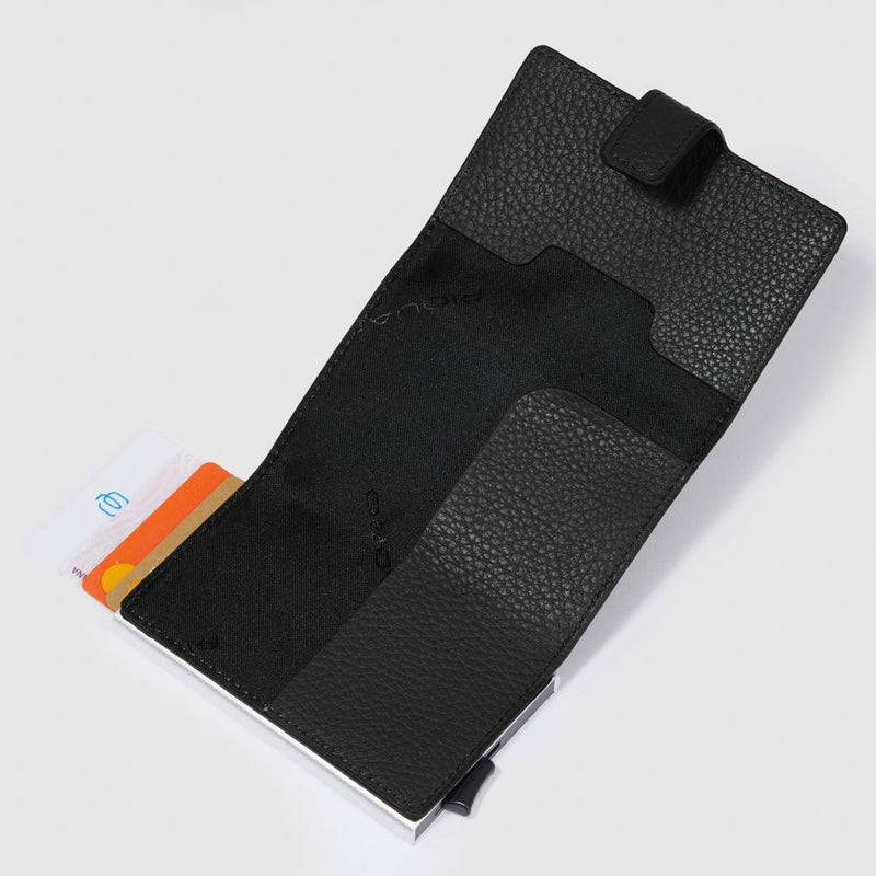 Credit card holder case in metal