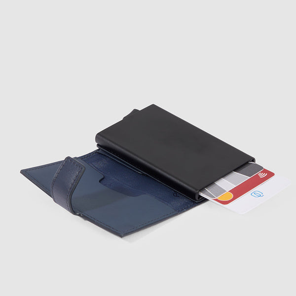 Credit card holder case in metal