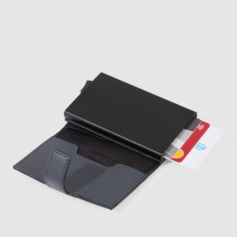 Credit card holder case in metal