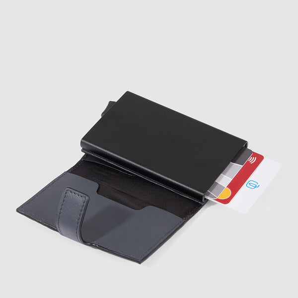 Credit card holder case in metal