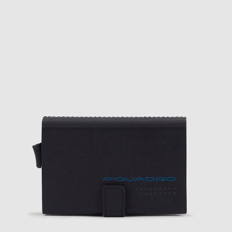 Double compact wallet with sliding system