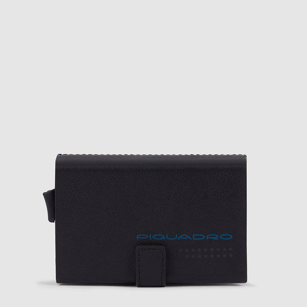 Double compact wallet with sliding system