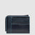 Zipper coin pouch with document holder, credit