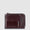 Zipper coin pouch with document holder, credit