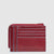 Zipper coin pouch with document holder, credit