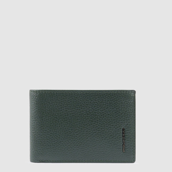 Men’s wallet with flip up ID window, coin pocket