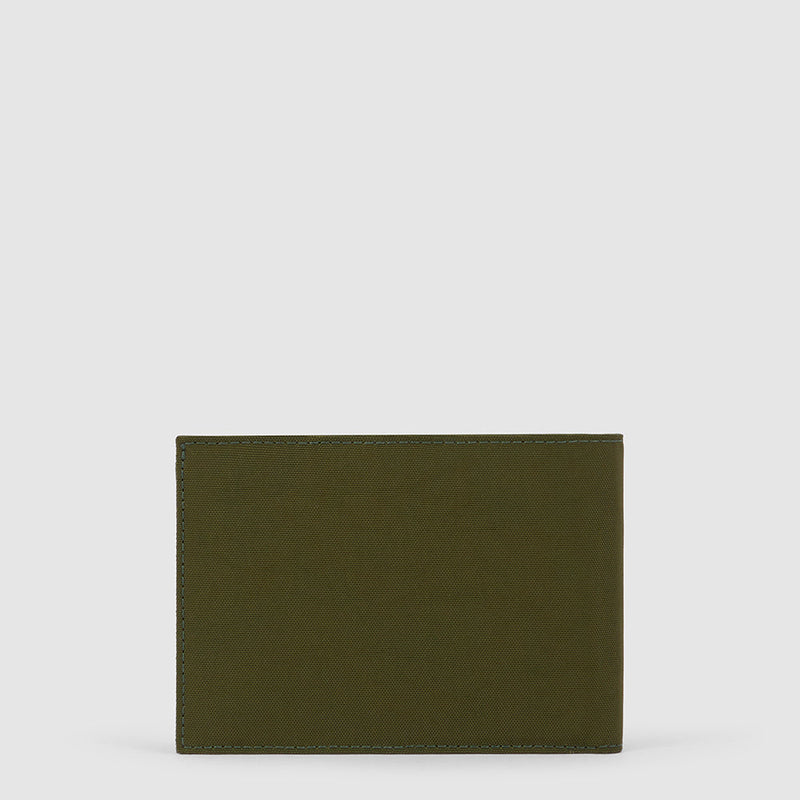 Men’s wallet in recycled fabric