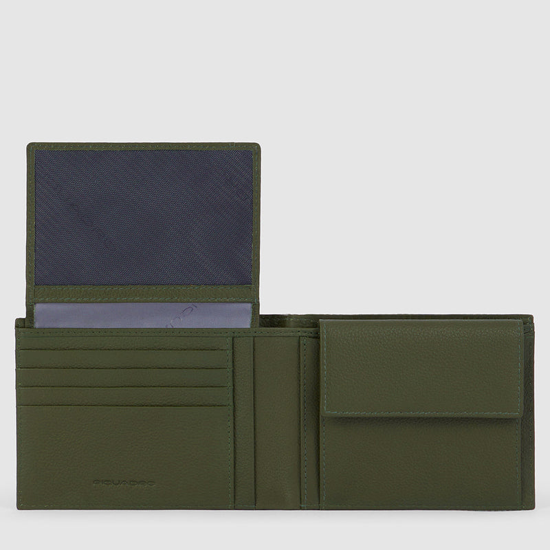 Men’s wallet in recycled fabric