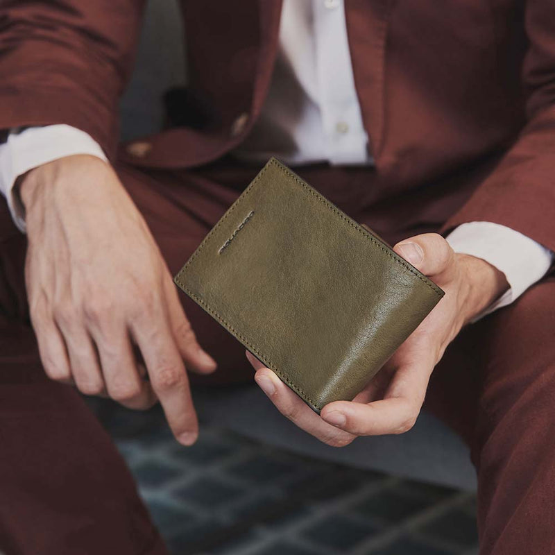 Men’s wallet with coin pocket