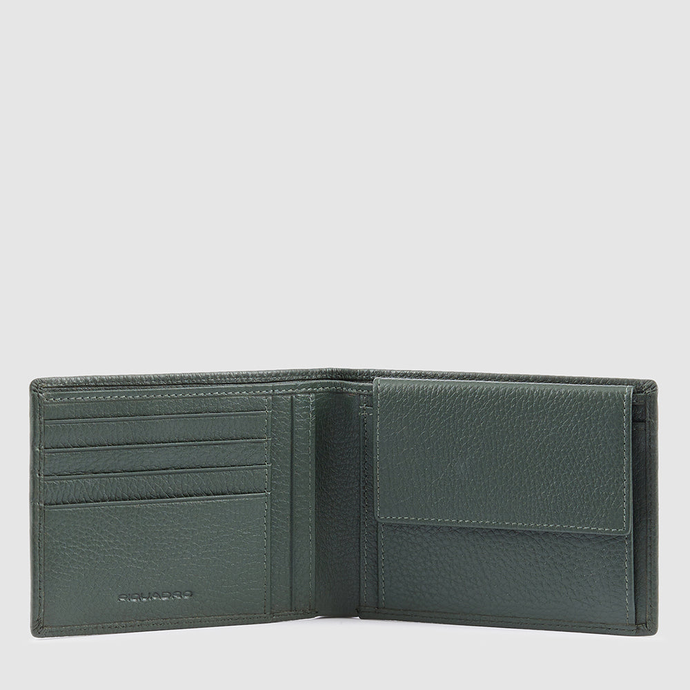 Men’s wallet with coin pocket