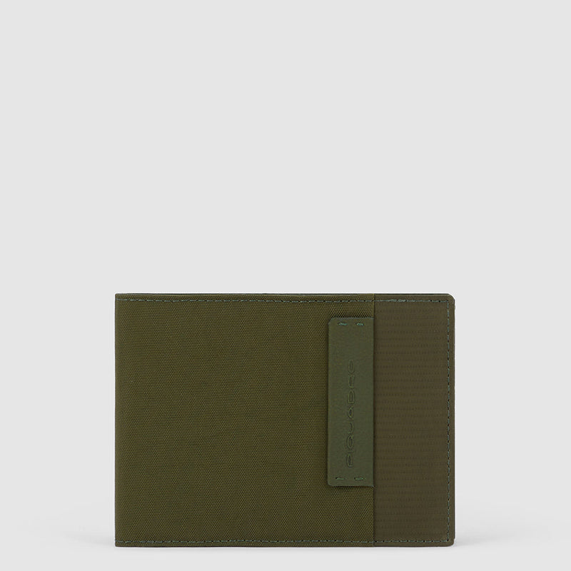 Men’s wallet in recycled fabric