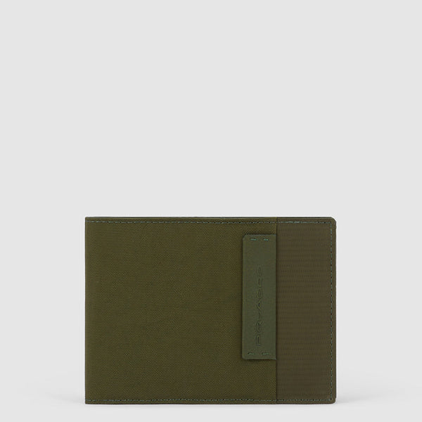 Men’s wallet in recycled fabric