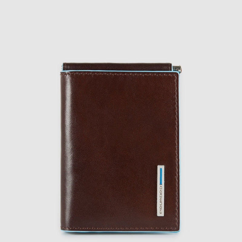 Men’s vertical wallet samll with money clip