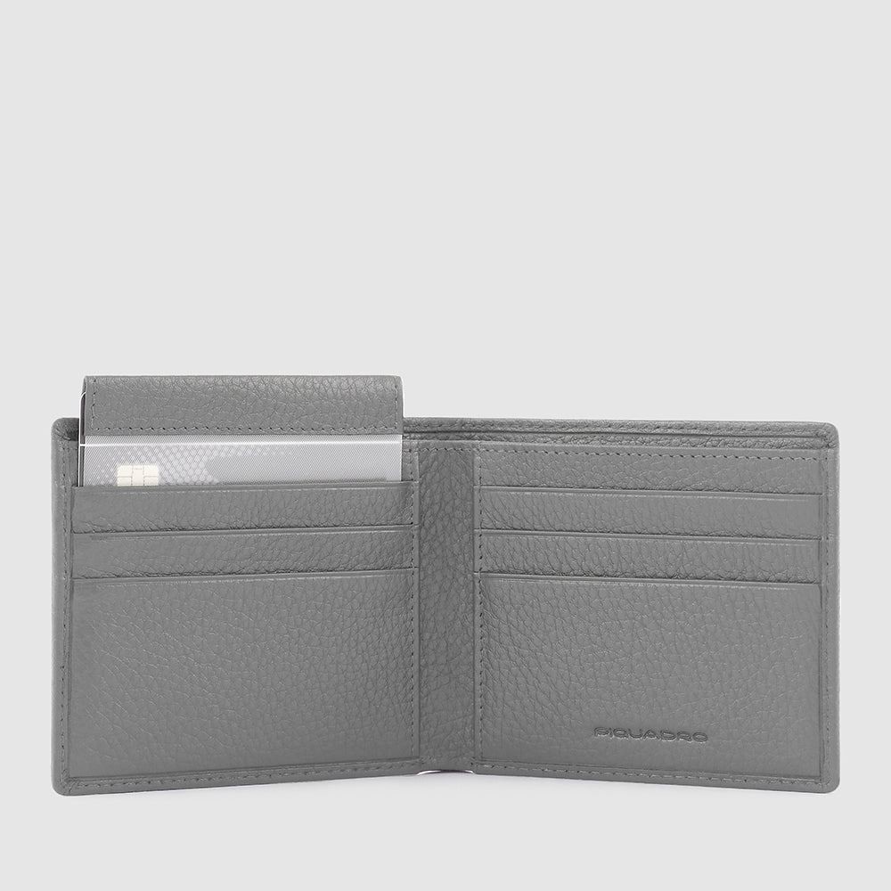Men’s wallet with removable document facility
