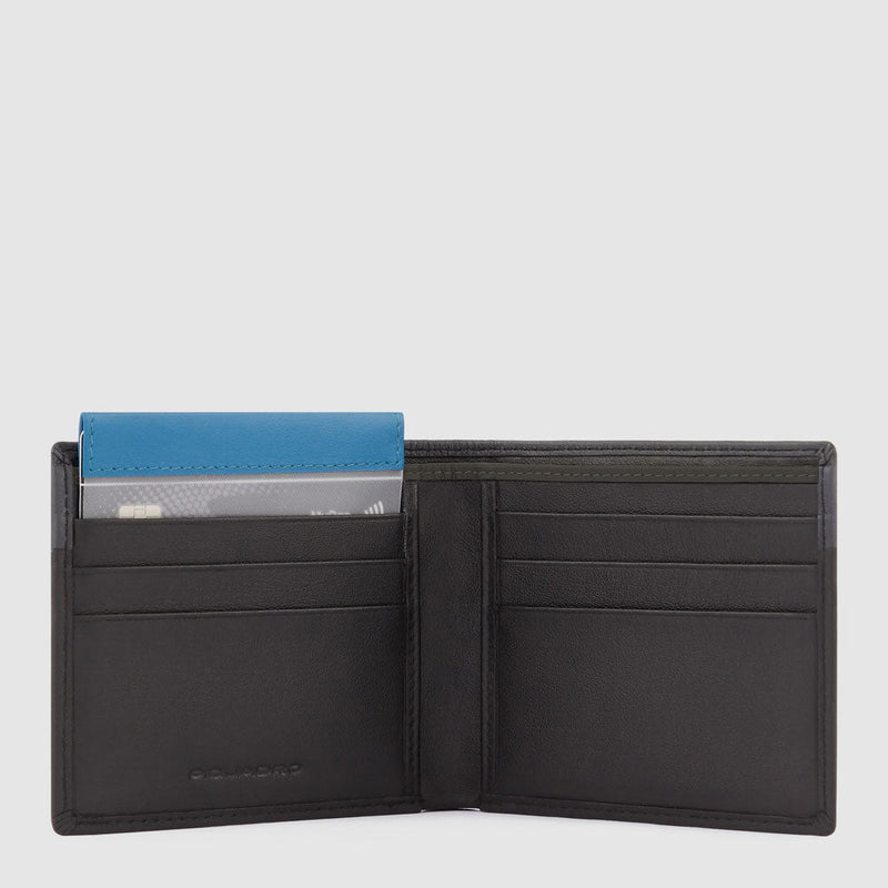 Men’s wallet with removable document facility