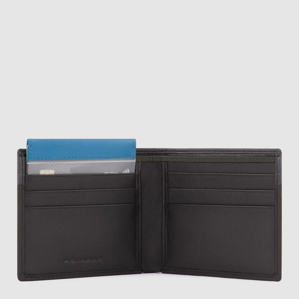 Men’s wallet with removable document facility