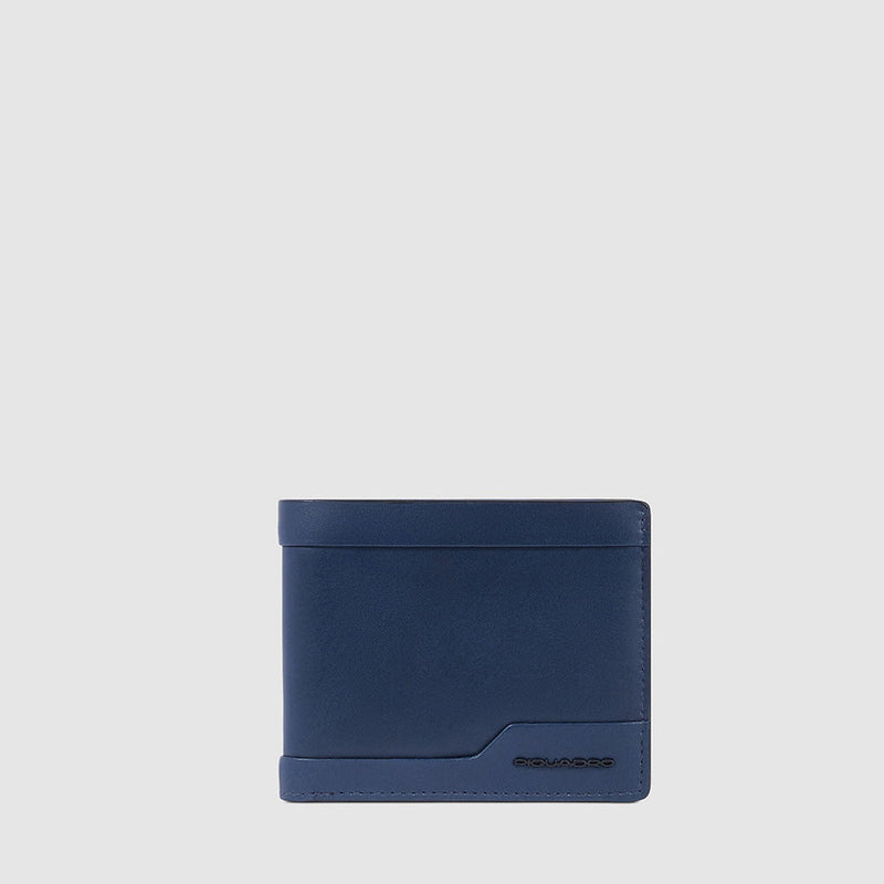 Leather men’s wallet with coin pocket