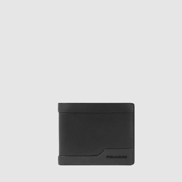Leather men’s wallet with coin pocket
