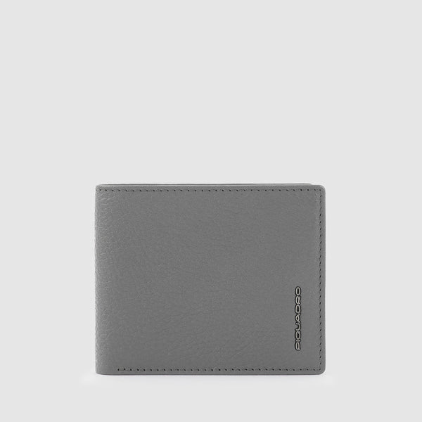 Men’s wallet with coin case, credit card facility,