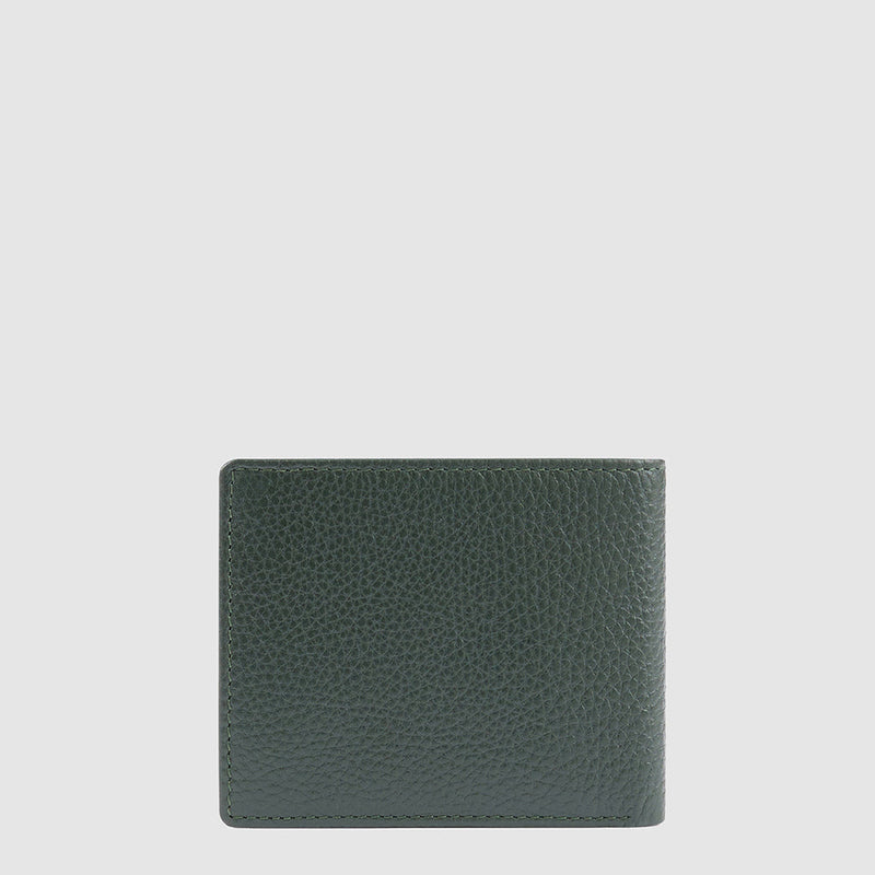 Men’s wallet with coin case, credit card facility,