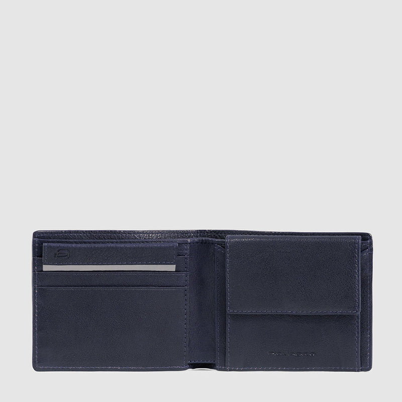 Men’s wallet with coin pocket