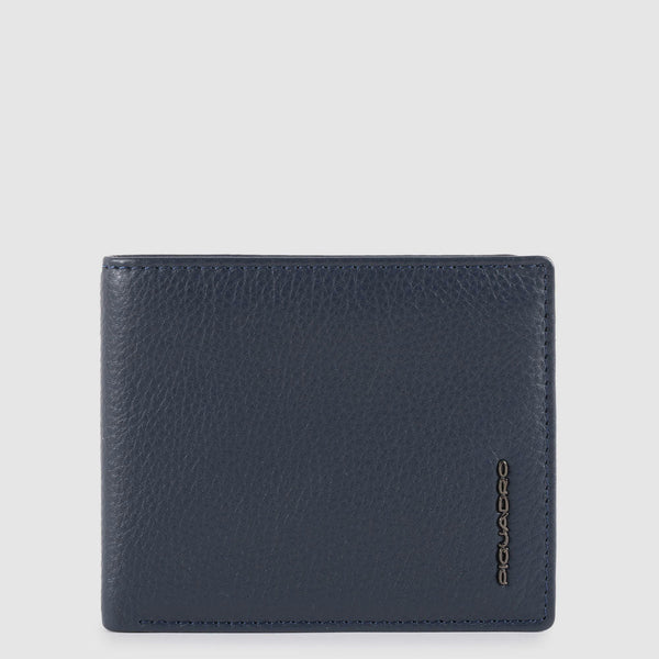 Men’s wallet with flip up ID window, coin pocket