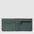 Slim men’s wallet with zipped coin pocket