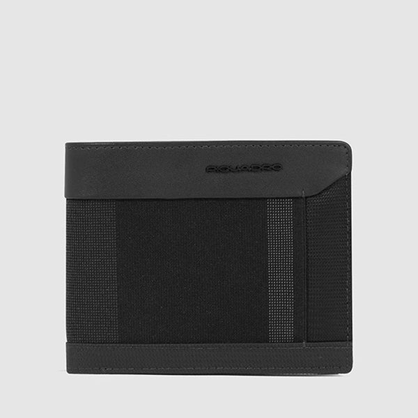 Slim men’s wallet with zipped coin pocket