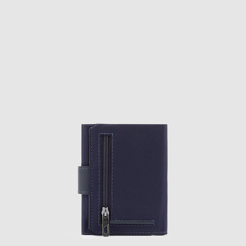 Pocket trifold men's wallet with money pocket