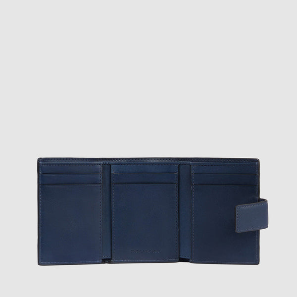Pocket trifold men's wallet with money pocket