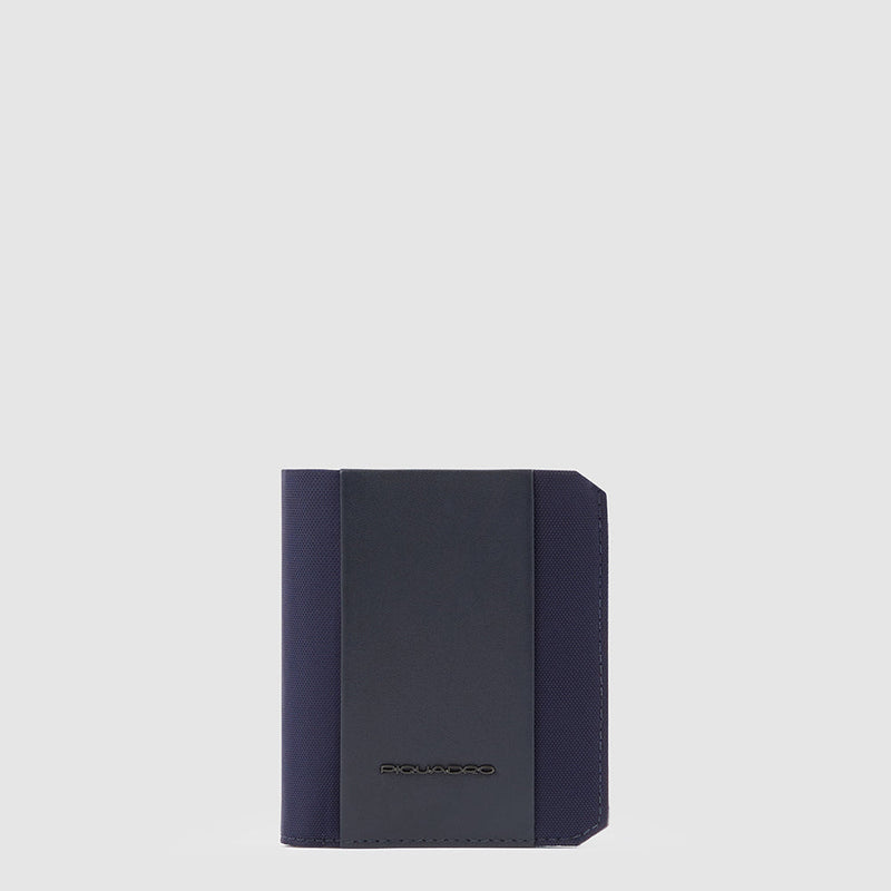 Vertical men’s wallet with coin pocket