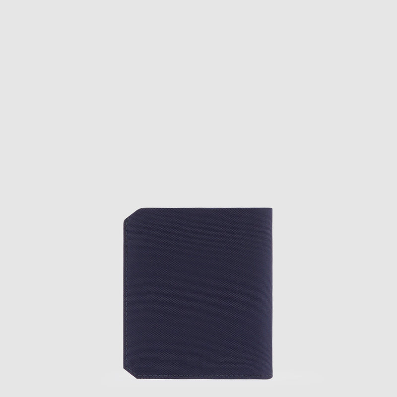 Vertical men’s wallet with coin pocket