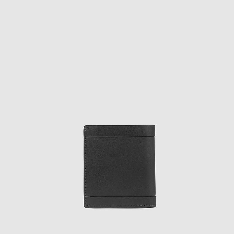 Vertical men’s wallet with coin pocket